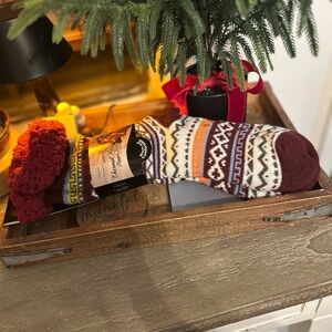 Warm Multicolor Knit Socks